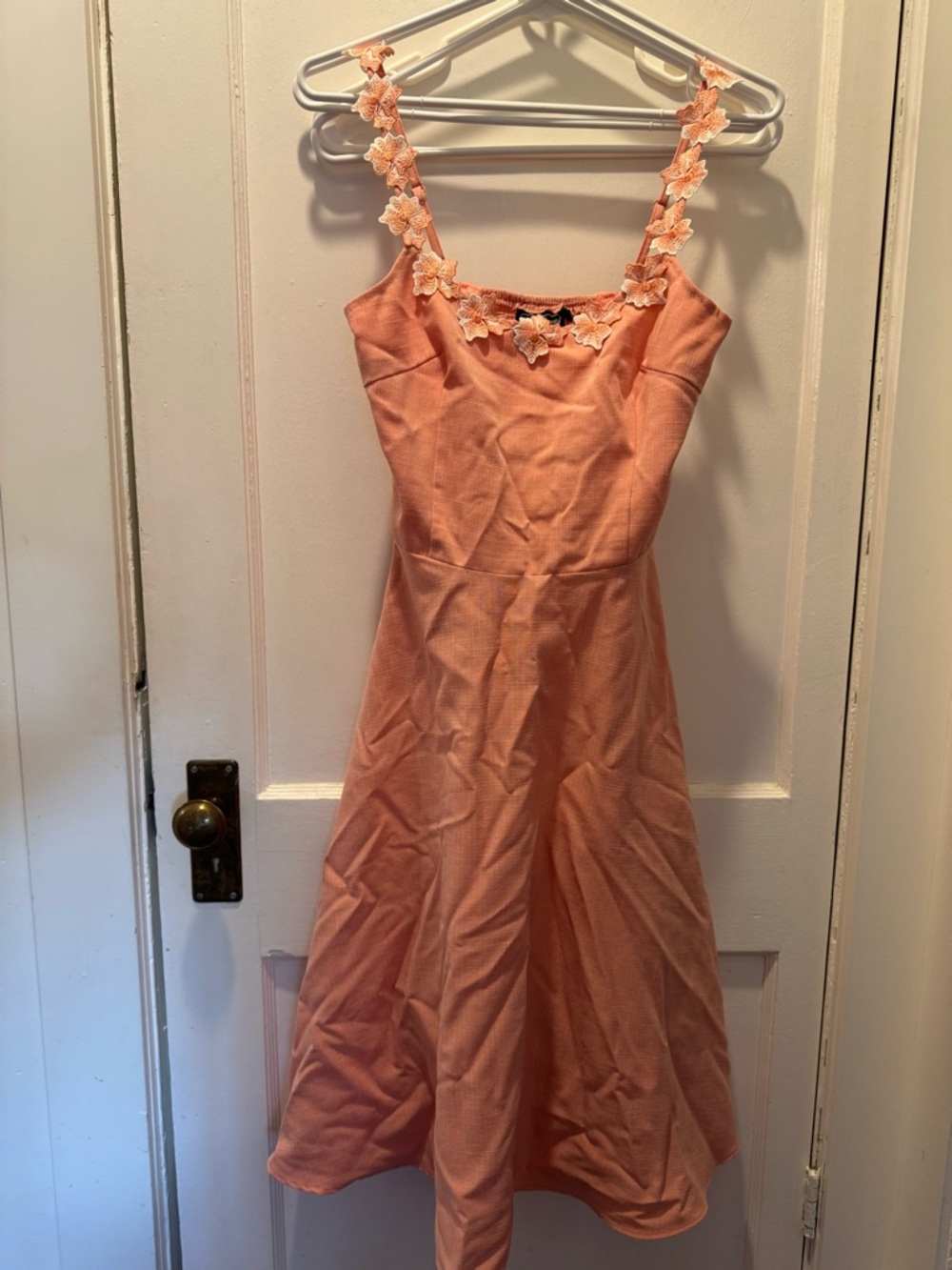 Pink Floral Strap Sundress